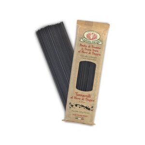 Rustichella D'abruzzo Durum Wheat Black Squid Ink Tonnarelli Pasta - 17.6 Oz (1 Pack)