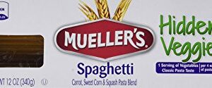 Mueller's Hidden Veggie Pasta, Spaghetti, 12 Ounce (Pack of 6)