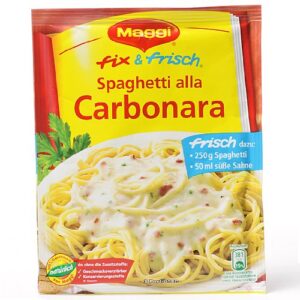 maggi fix & fresh spaghetti alla carbonara (pack of 4)