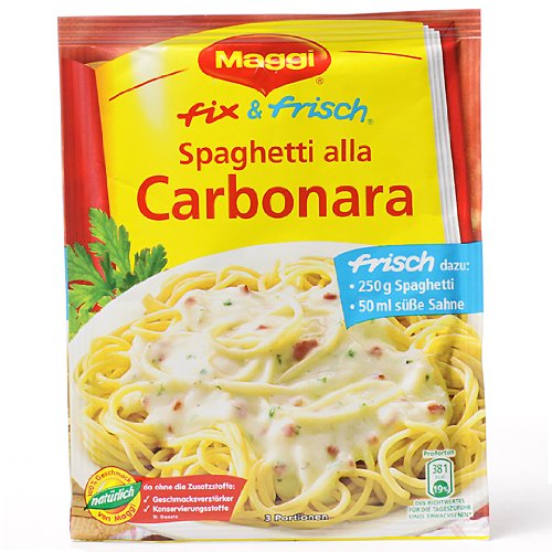 MAGGI fix & fresh Spaghetti alla Carbonara (Pack of 4)