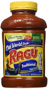 ragu old world style traditional pasta sauce (45 ounce each, 3 pack)