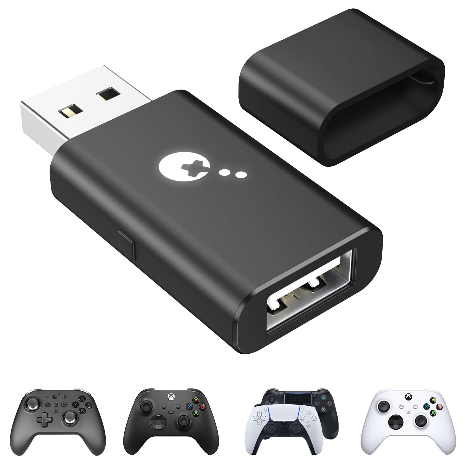 GuliKit Goku Wireless Adapter, King Kong 2 Pro Controller Adapter, Bluetooth, Works with Xbox Series X, PS4, Switch, PC