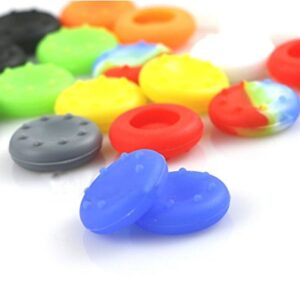 BeautyMood 40pcs Colorful Silicone Accessories Replacement Parts Thumb Grip Cap Cover For PS2, PS3, PS4, PS5, XBox 360, XBox One Controller