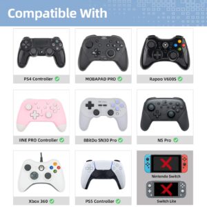 GeekShare Cat Paw Playstation 4 Controller Thumb Grips, Thumbsticks Cover Set Compatible with Switch Pro Controller and PS4 PS5 Controller, 2 Pair / 4 Pcs-Cat Paw Shape