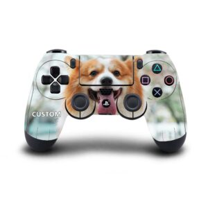 Custom Vinyl Skin Sticker Decal Cover for PS4 Controller with Your Own Personalized Photos or Game Screenshots