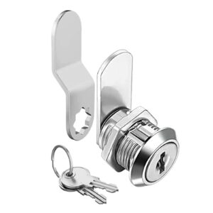 cabinet locks with keys, 5/8" cabinet lock with key, drawer locks for cabinets, drawer lock, cam lock, mailbox lock, file cabinet lock, tool box lock, safety locks for cabinets and drawers (1 pcs)