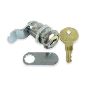 Leisure Coachworks 10 Pack 1 1/8" Keyed Camlock with Straight and Offset Cam Lock Latch Keyed Alike (10, 1 1/8")