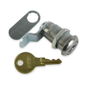 Leisure Coachworks 10 Pack 1 1/8" Keyed Camlock with Straight and Offset Cam Lock Latch Keyed Alike (10, 1 1/8")