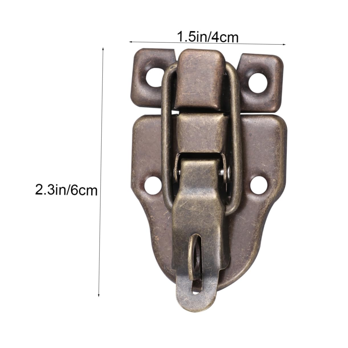 6 Pcs Box Alloy Latch Antique Wooden Lock Hook Locks