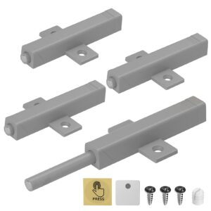 magnetic push door latches jiayi 4 pack heavy duty touch latch push out latch for cabinet doors drawer magnetic push latch rv closet tip on close for kitchen push release latch