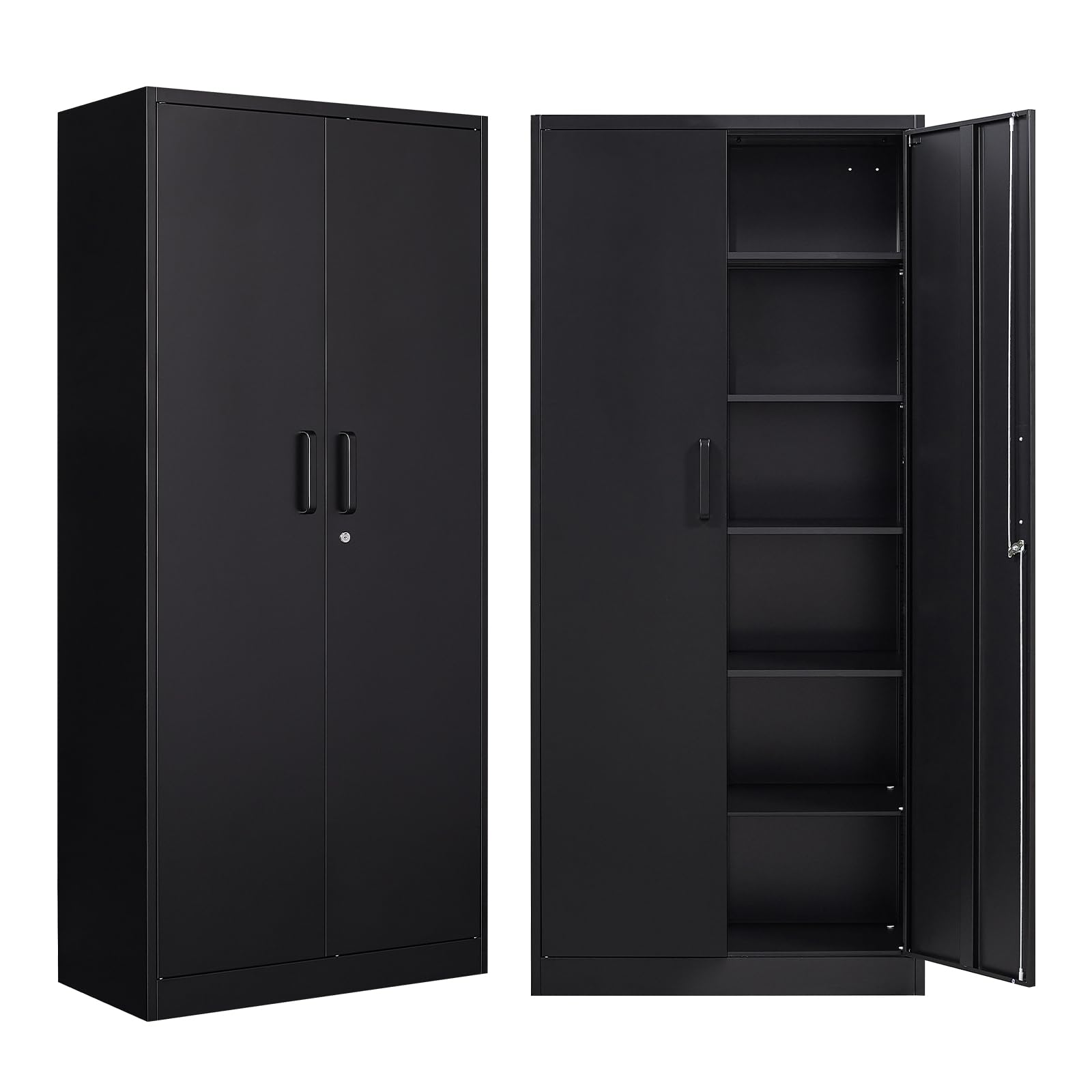 NODHM Garage Storage Cabinet with Lock, 72