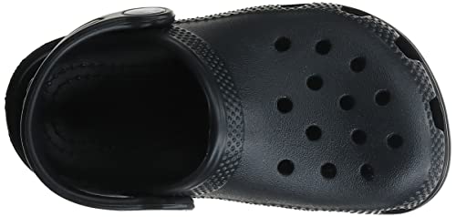 Crocs Kids' Classic Clog , Black/Black, 13 Little Kid