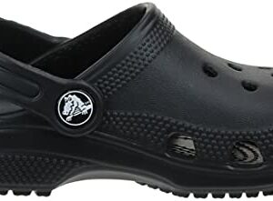 Crocs Kids' Classic Clog , Black/Black, 13 Little Kid