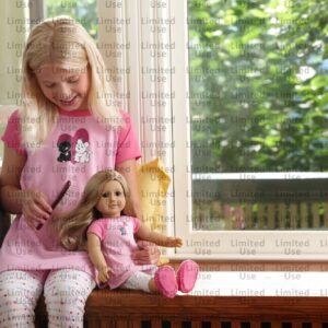 American Girl 18-inch Doll Accessories Doll Brush with Sturdy Wooden Handle and Wire Bristles, For Ages 8+