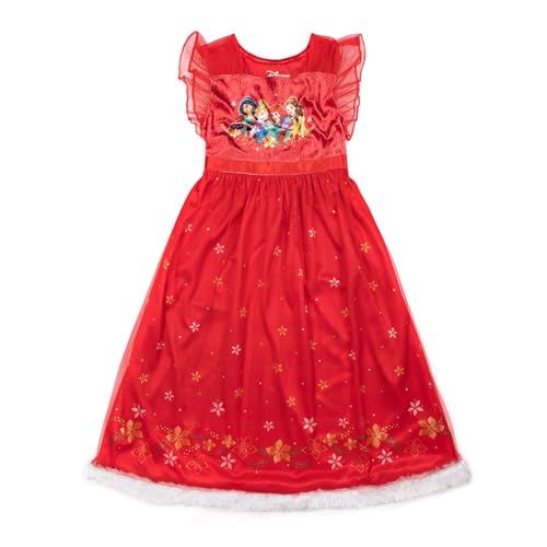 Disney Girls' Fantasy Gown Nightgown, Celebrate Xmas 2, 8