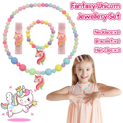 BEKALERZ Jewelry Toys-for-Girls,Toddler Girls Toys Age 6-8,Lovely Rings Kids-Toys for 3 4 5 6 7 8 9 10 Year Old Girls,Play Jewelry Princess Toys for Dress Up,Easter Birthday Unicorns-Gifts-for-Girls