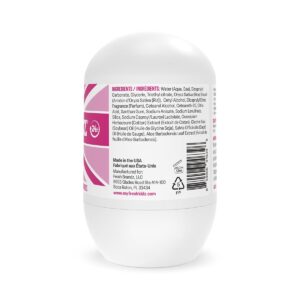 Fresh Kidz Pink Girls Roll On Deodorant - 1.86 fl oz Baking Soda and Aluminum Free 24 Hour Protection for Sensitive Skin