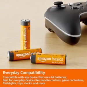 Amazon Basics 36-Pack AA Alkaline High-Performance Batteries, 1.5 Volt, 10-Year Shelf Life