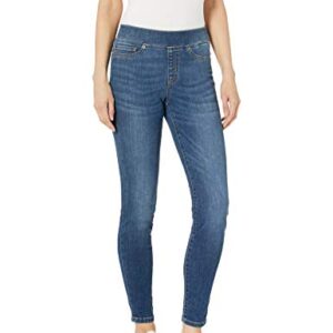 Amazon Essentials Women's Stretch Pull-On Jegging (Available in Plus Size), Medium Blue, 10 Long