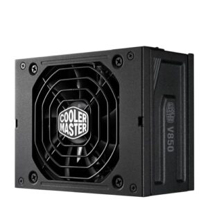 cooler master v850 sfx gold atx3.0 full modular power supply, 850w sfx, 80+ gold, 90-degree 12vhpwr pcie 5.0 connector, sfx-to-atx bracket, silent fan, 10 year warranty (mpy-8501-sfhagv-3us)