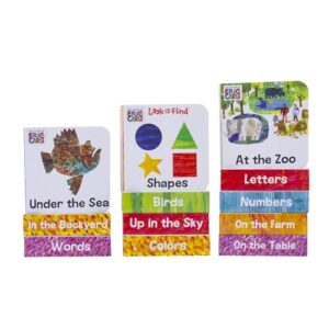 World of Eric Carle, My First Library 12 Board Book Set - First Words, Alphabet, Numbers, and More! Baby Books - PI Kids