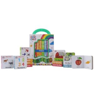 World of Eric Carle, My First Library 12 Board Book Set - First Words, Alphabet, Numbers, and More! Baby Books - PI Kids