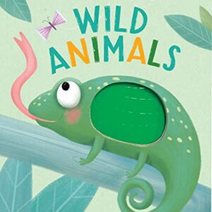 Wild Animals: A Touch and Feel Book - Children's Board Book - Educational