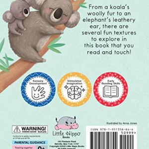 Wild Animals: A Touch and Feel Book - Children's Board Book - Educational