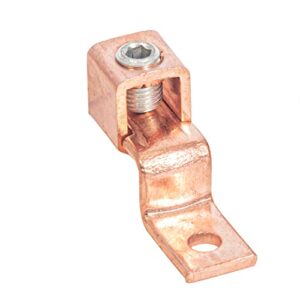 Gardner Bender GSLU-125 Copper Mechanical Lug, 1/0-6 AWG (2 pk)