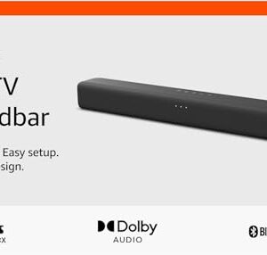 Amazon Fire TV Soundbar, 2.0 speaker with DTS Virtual:X and Dolby Audio, Bluetooth connectivity