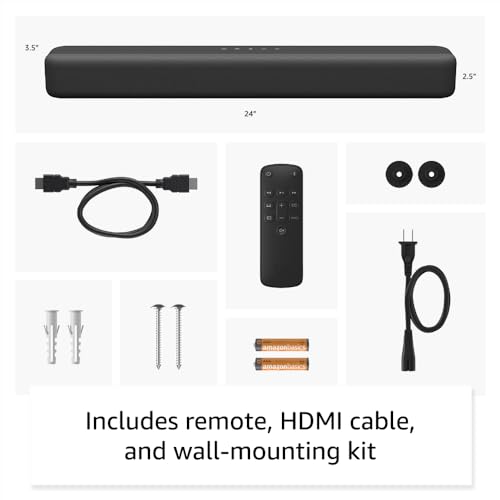 Amazon Fire TV Soundbar, 2.0 speaker with DTS Virtual:X and Dolby Audio, Bluetooth connectivity