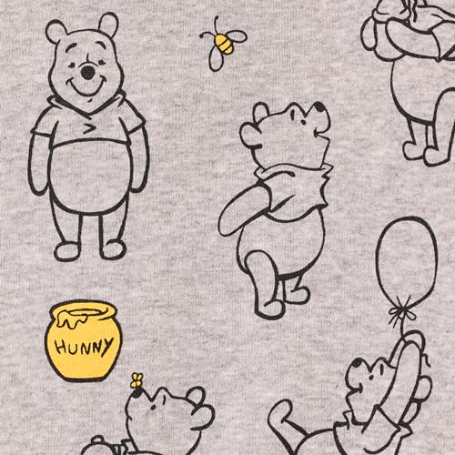 Amazon Essentials Disney | Marvel | Star Wars Unisex Babies' Long-Sleeve Bodysuits, Pack of 5, Winnie The Pooh Oh Bother, 0-3 Months