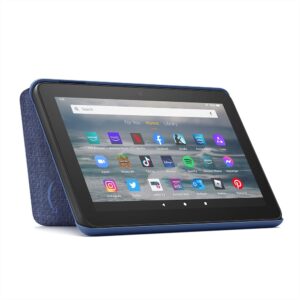 amazon fire 7 tablet cover (only compatible with 12th generation tablet, 2022 release) - denim