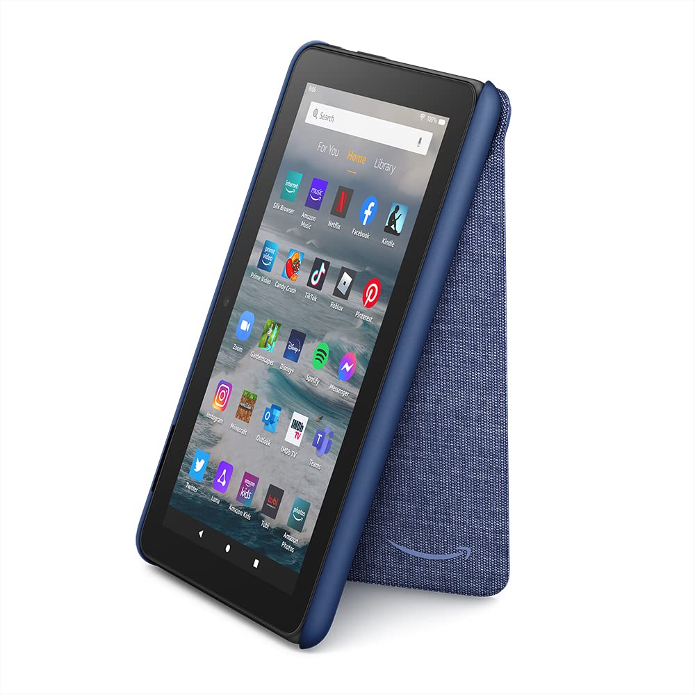 Amazon Fire 7 Tablet Cover (Only compatible with 12th generation tablet, 2022 release) - Denim