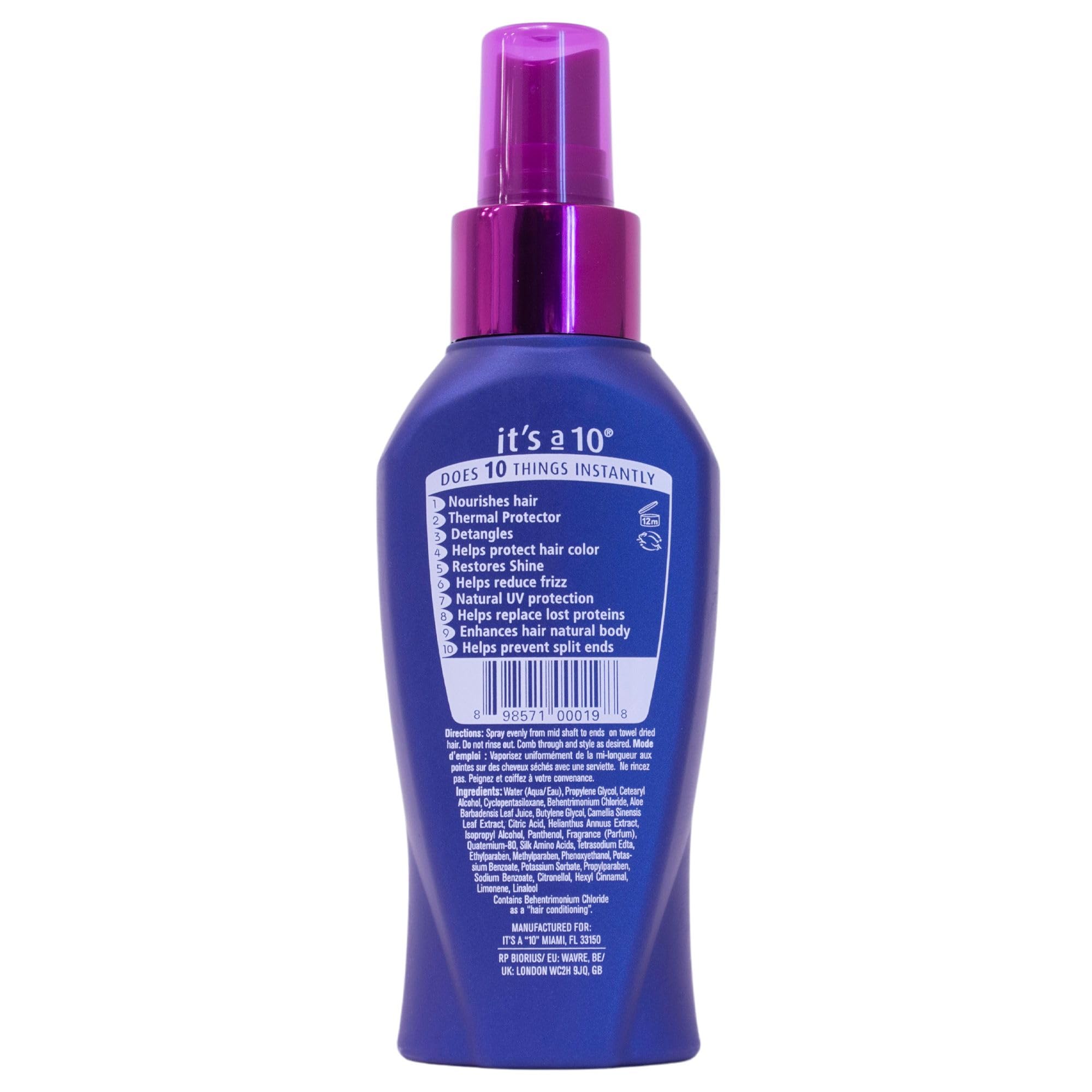 It's A 10 Haircare Miracle Leave-In Conditioner Spray - 4 oz. - 1ct