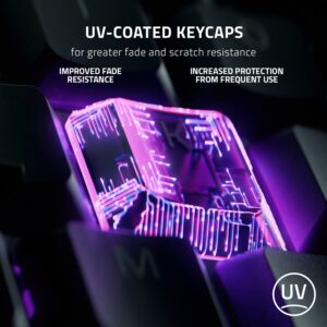 Razer Ornata V3 Gaming Keyboard: Low-Profile Keys - Mecha-Membrane Switches - UV-Coated Keycaps - Backlit Media Keys - 10-Zone RGB Lighting - Spill-Resistant - Magnetic Wrist Wrest - Classic Black