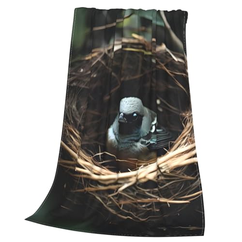 Ultra-Soft Micro Fleece Blanket Little Bird Nest Comfortable Simple Luxury Sofa Blankets 40"X30" Bedding Home Decorative