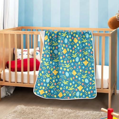 Flradish Baby Blanket Bird Flower Grass Soft Breathable Baby Crib Throw Blanket Portable Newborns Warm Receiving Blankets for Baby Girls & Boys 30 x 40 Inch