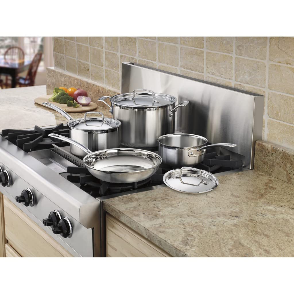 Cuisinart MCP-7NP1 Multiclad Pro Triple Ply 7-Piece Cookware Set Skillet