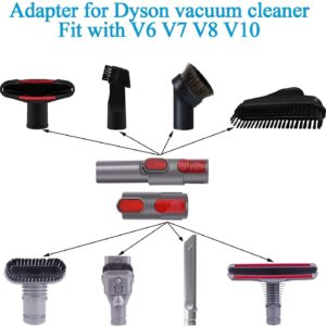 Vacuum Cleaner Accessories and Dryer Vent Cleaning Tool - Dust Brush Attachment Compatible with Dyson DC59 V6 V7 V8 V10 V11 V15 HouseHold Cleaning Tool Kit