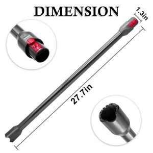 Replacement Wand Compatible with Dyson V10 Digital Slim/V12 Detect Slim Cordless Stick Vacuum Cleaner, Quick Release Vacuum,Gray