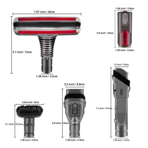 Attachments Compatible with Dyson V10,V10 Absolute V8 V6 V7 DC24 DC33 DC35 DC39 DC44 DC58 DC59 DC62 DC74 Absolute V8 Animal V7 V10 Vacuum Attachments Kit Accessories