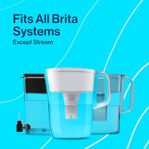 Brita Metro Water Filter Pitcher with SmartLight Filter Change Indicator, BPA-Free, Replaces 1,800 Plastic Water Bottles a Year, Lasts Two Months, Includes 1 Filter, Small - 6-Cup Capacity, Fiery Red