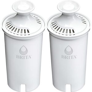 brita standard water filter for pitchers and dispensers, bpa-free, replaces 1,800 plastic water bottles a year, lasts two months or 40 gallons, includes 2 filters