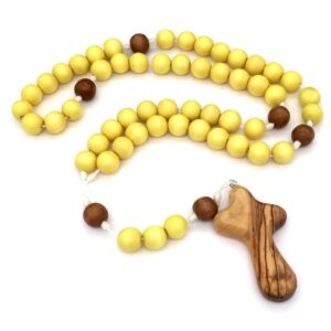 Wooden Rosary (Yellow)