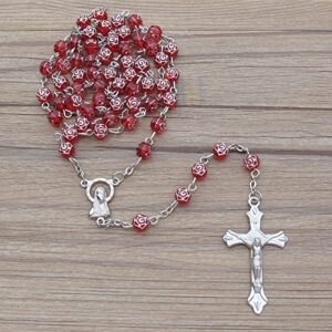 Confirmation Rosary Favor (12 PCS) Red Bead rosary