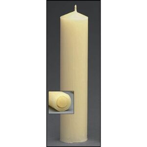 51% Beeswax Altar Candle - 2 x 9-12/bx 9781574558289 - Gifts, Crosses, Rosaries, Chains and Much More