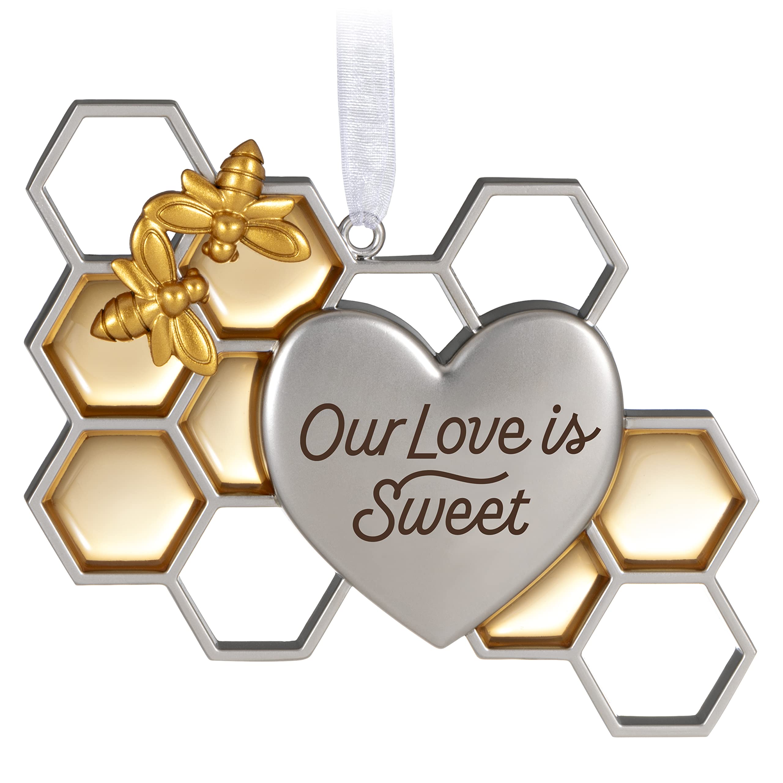 Hallmark Keepsake Christmas Ornament 2023, Our Love is Sweet, Bee and Honeycomb