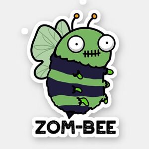 Zum/bee" Stickers | Vinyl | Decal for Car Bumper Sticker, Laptop Sticker, Waterbottle Sticker, Waterproof Sticker 5 Inch