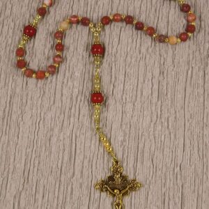 Greek Eastern Orthodox Rosary Red Italian Onyx Chotki Komboskini Handmade Prayer Beads Gift